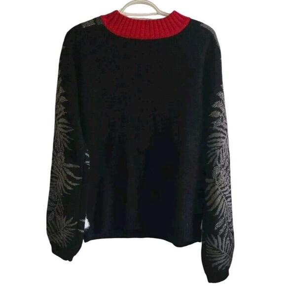 33 degrees Ugly Christmas Sweater Flamingos Embellished Sequins Feathers XS - Picture 2 of 9